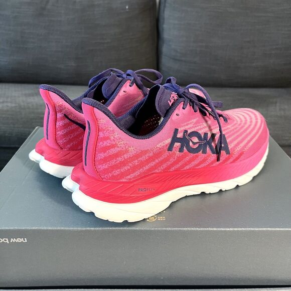 Hoka One One Mach 5 Pink Running Shoes 1127894 RSRW Women's Size 7.5B - Picture 12 of 13